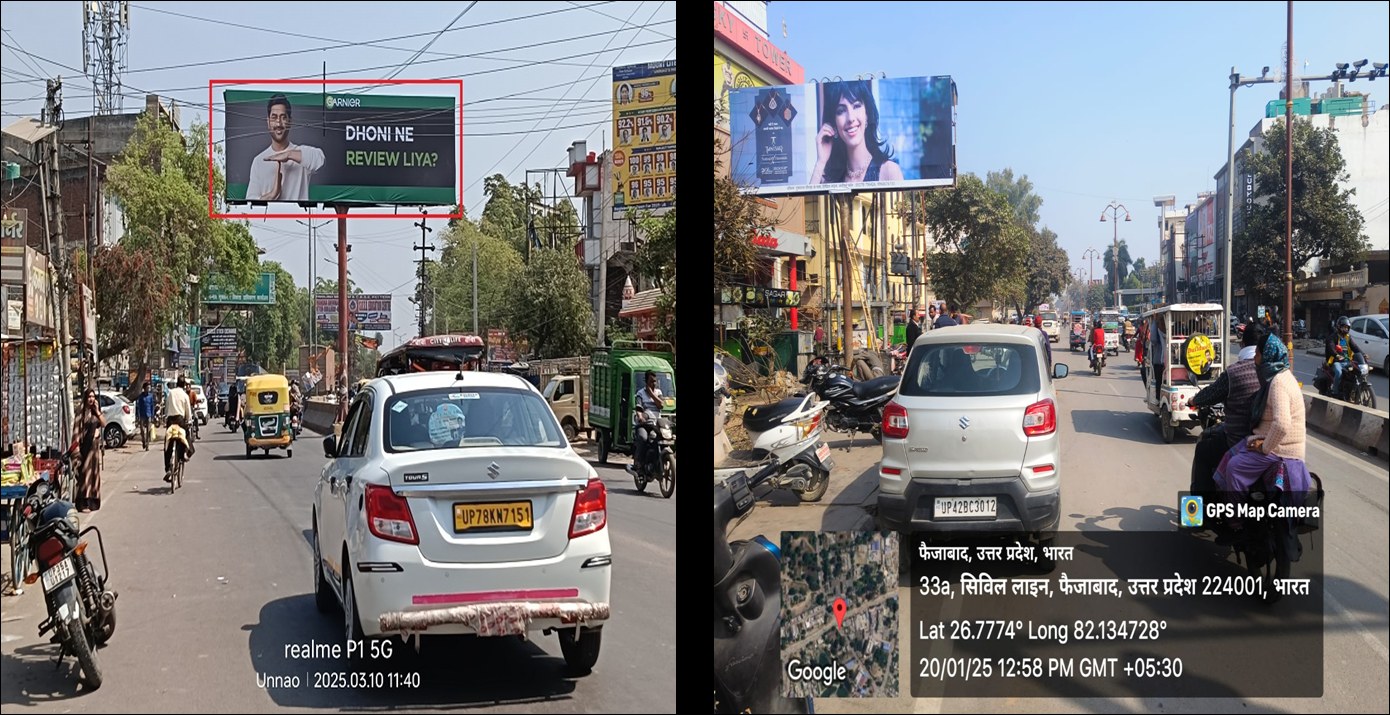 Peak Vision Ads outdoor hoarding campaign